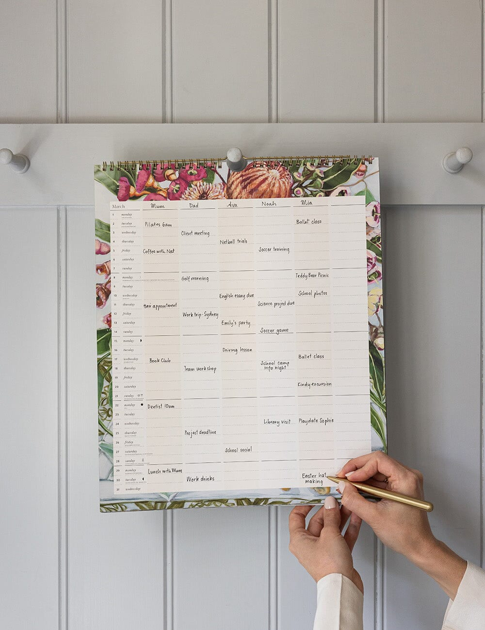 2027 Family Wall Calendar - Pure Apotheca