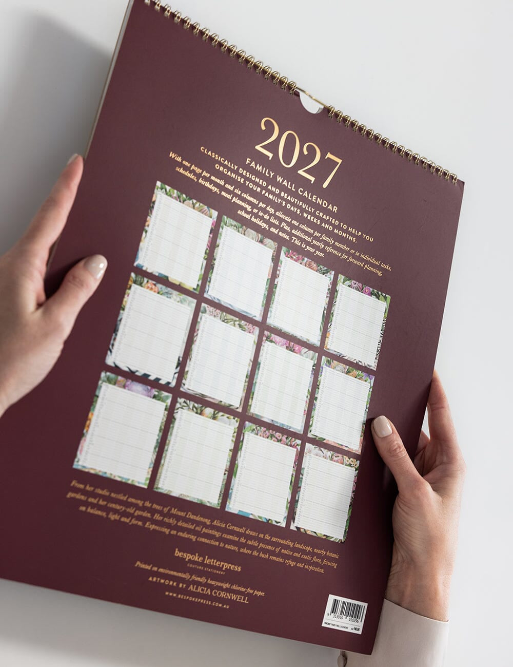 2027 Family Wall Calendar - Pure Apotheca