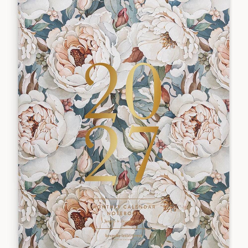 2027 Monthly Calendar Notebook - Pure Apotheca