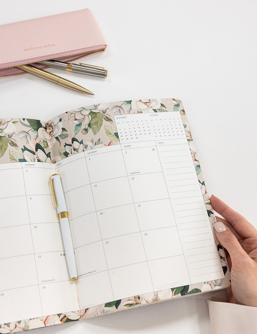2027 Monthly Calendar Notebook - Pure Apotheca