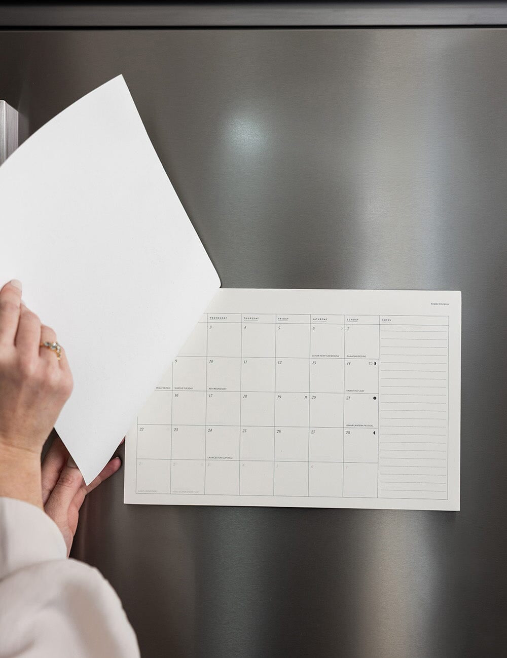 2027 Monthly Fridge Magnetic Calendar - Pure Apotheca