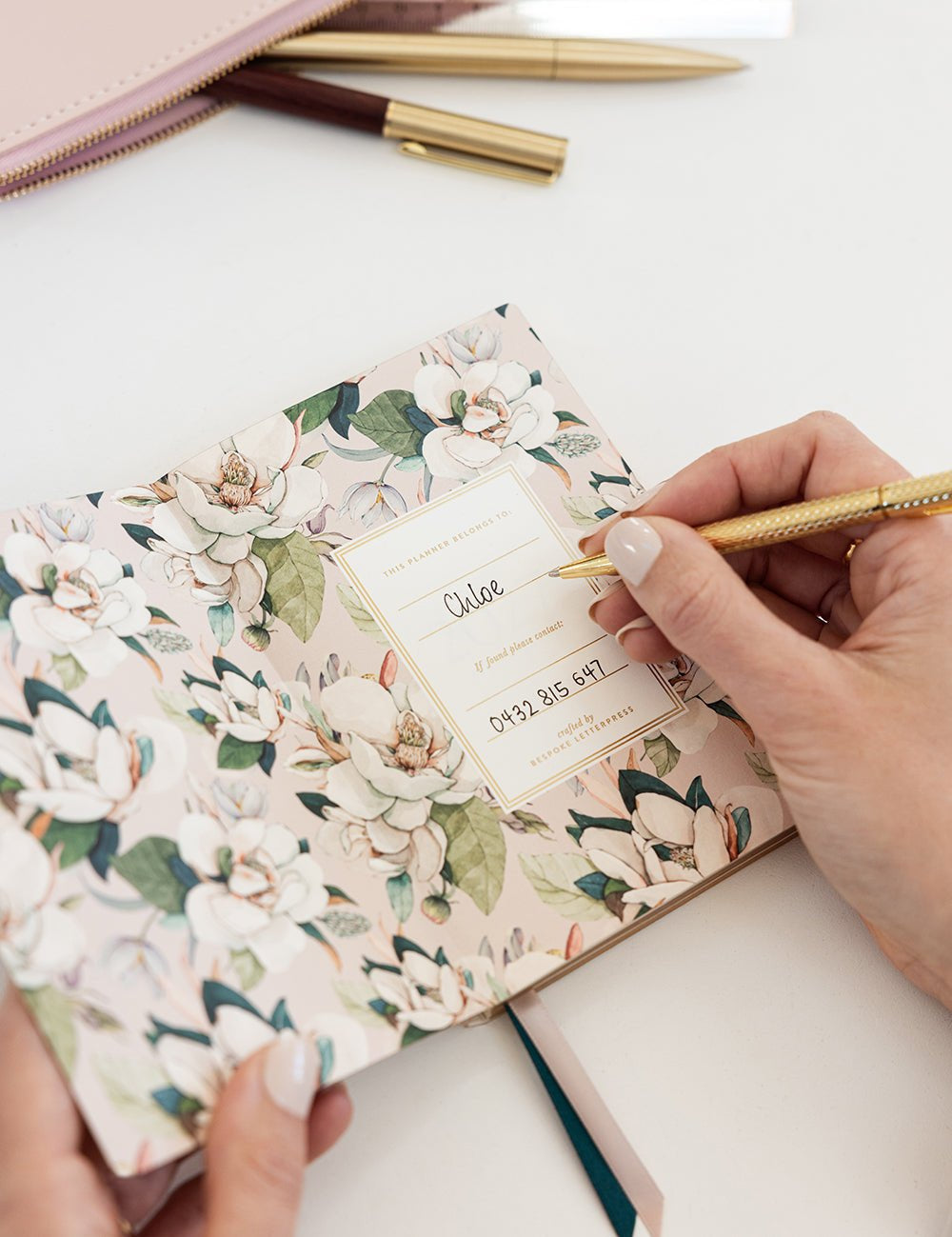 2027 Pocket Planner - Highgrove Magnolias - Pure Apotheca