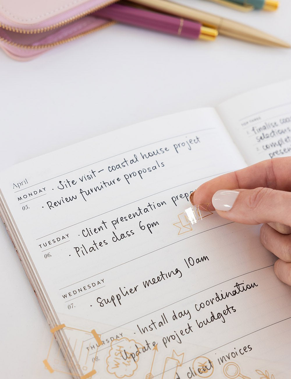 2027 Pocket Planner - Highgrove Magnolias - Pure Apotheca