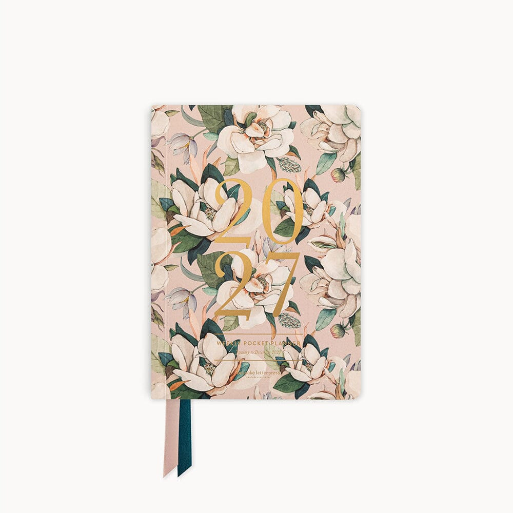 2027 Pocket Planner - Highgrove Magnolias - Pure Apotheca