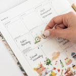 2027 Teachers A4 Planner - Heritage Roses - Pure Apotheca