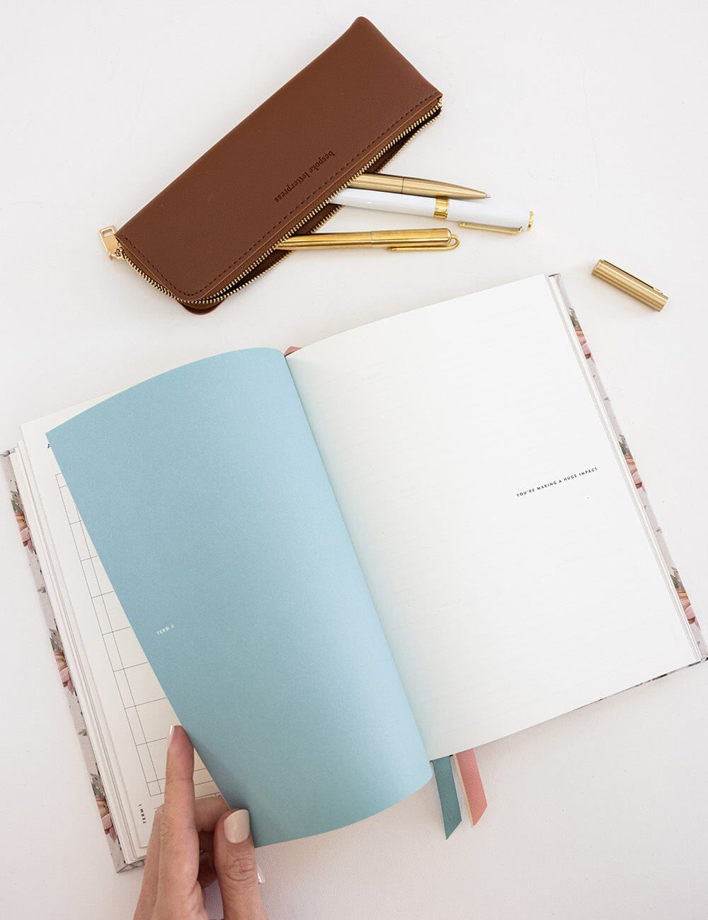 2027 Teachers Desktop Planner - Ashbourne Garden - Pure Apotheca