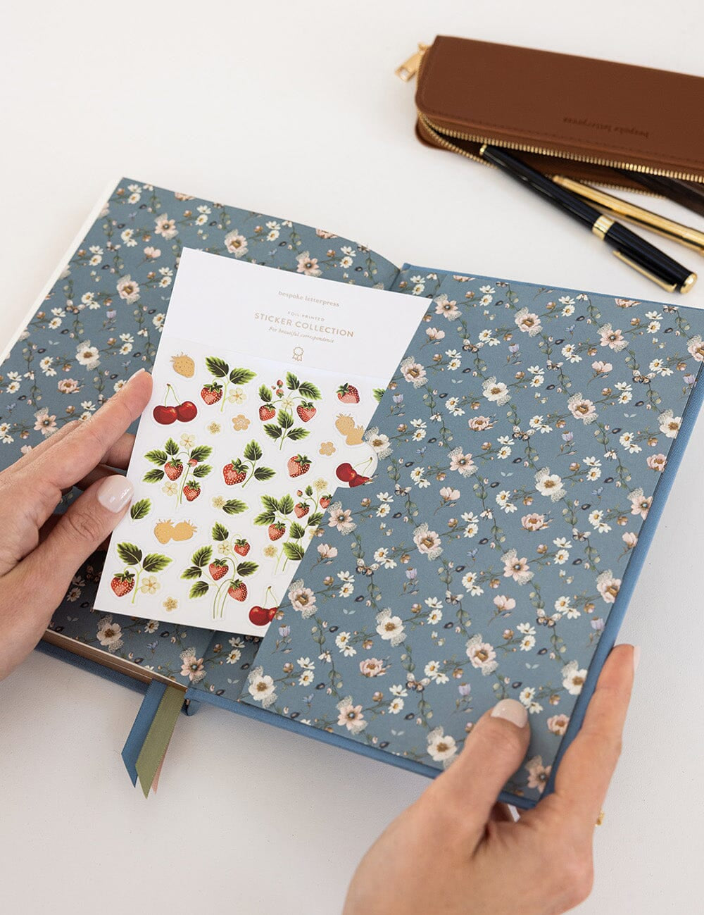 2027 Teachers Desktop Planner - Pembroke Blue - Pure Apotheca