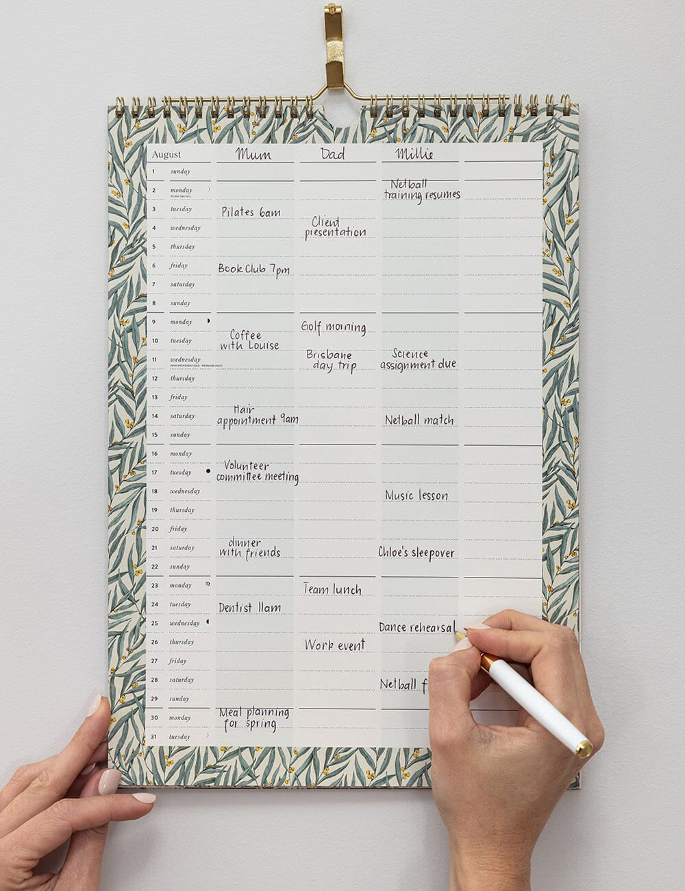 2027 Vertical Wall Planning Calender - Pure Apotheca