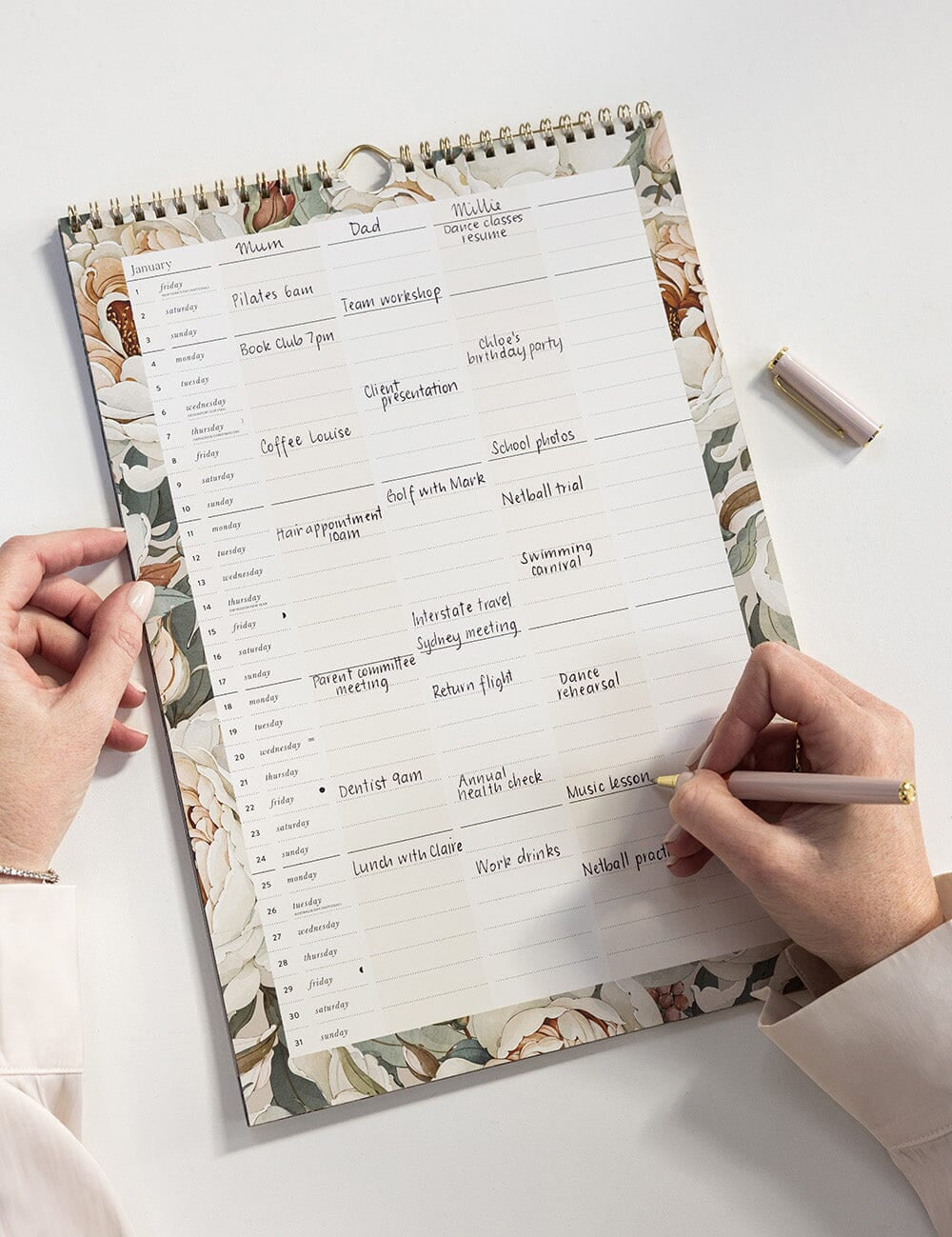 2027 Vertical Wall Planning Calender - Pure Apotheca
