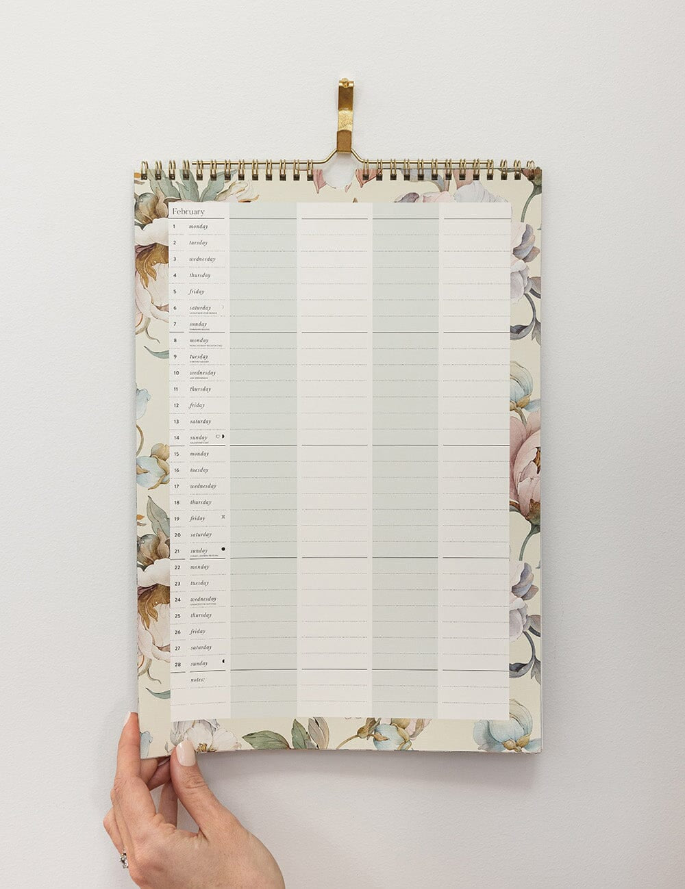 2027 Vertical Wall Planning Calender - Pure Apotheca
