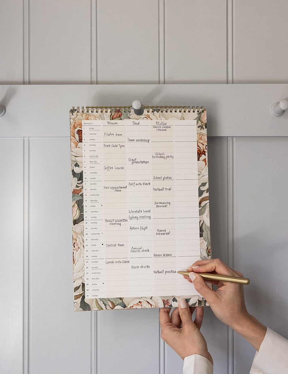 2027 Vertical Wall Planning Calender - Pure Apotheca