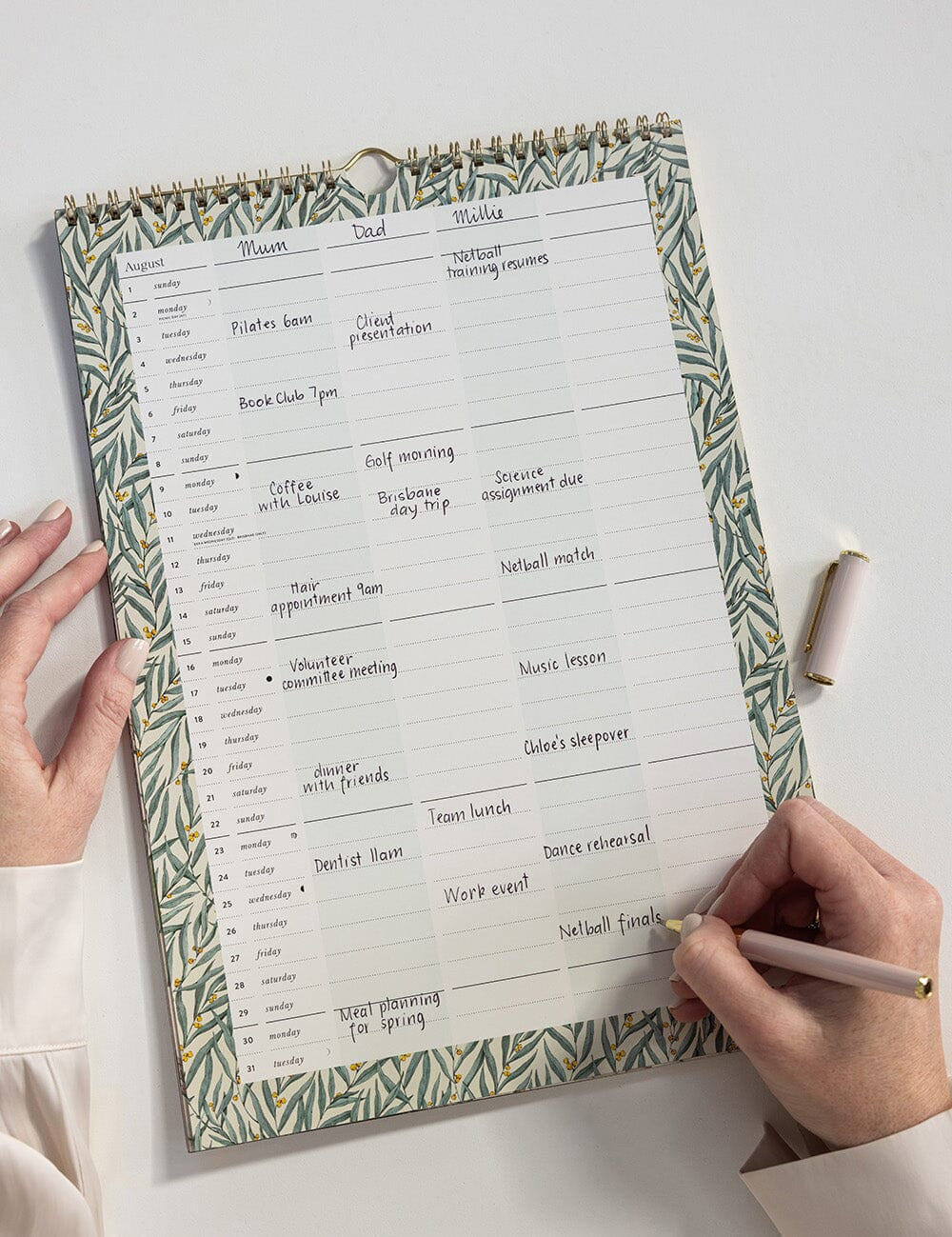 2027 Vertical Wall Planning Calender - Pure Apotheca
