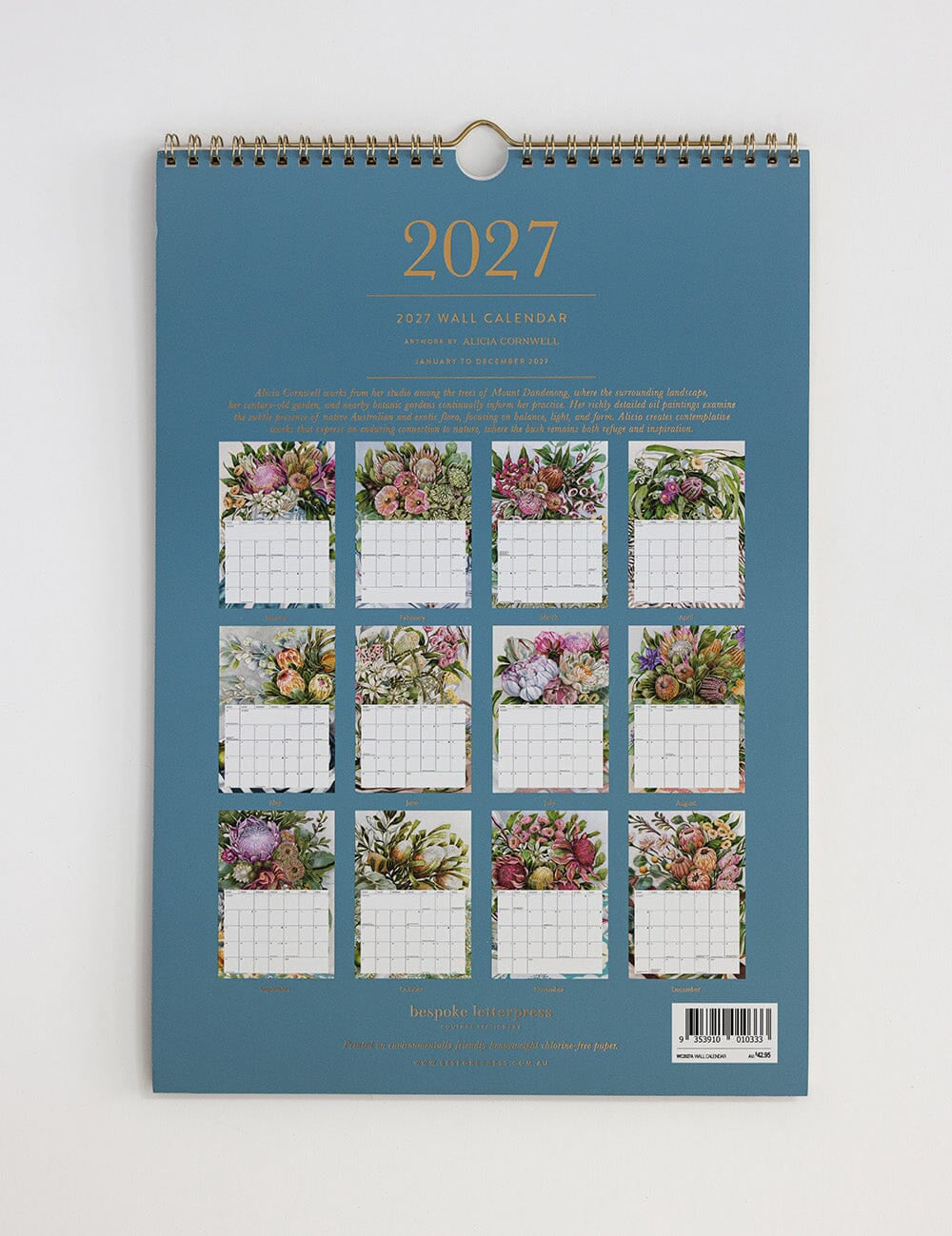 2027 Wall Calendar - Still Life - Pure Apotheca