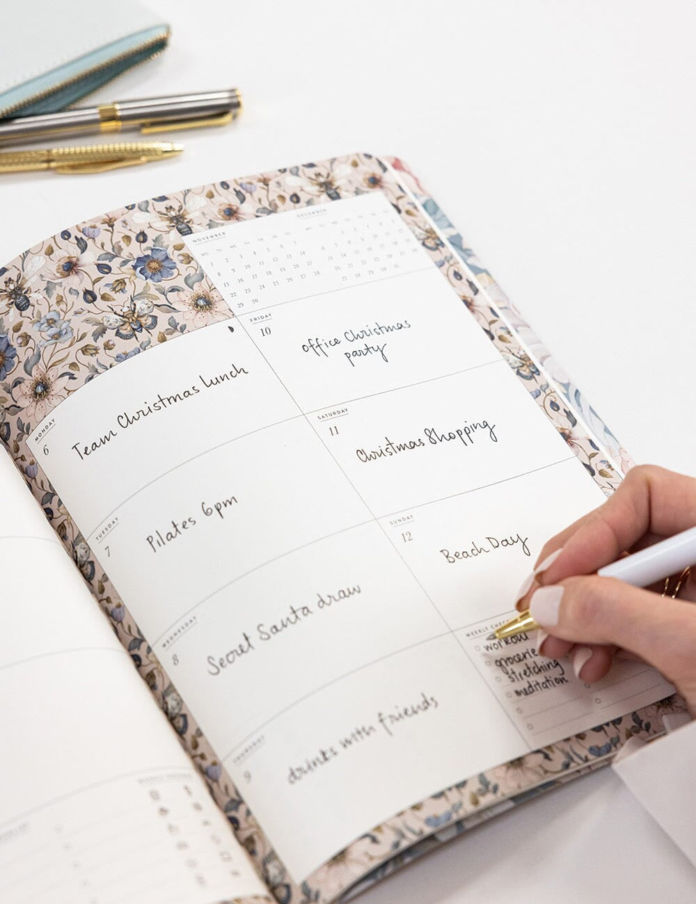 2027 Weekly Calendar Notebook - Pure Apotheca