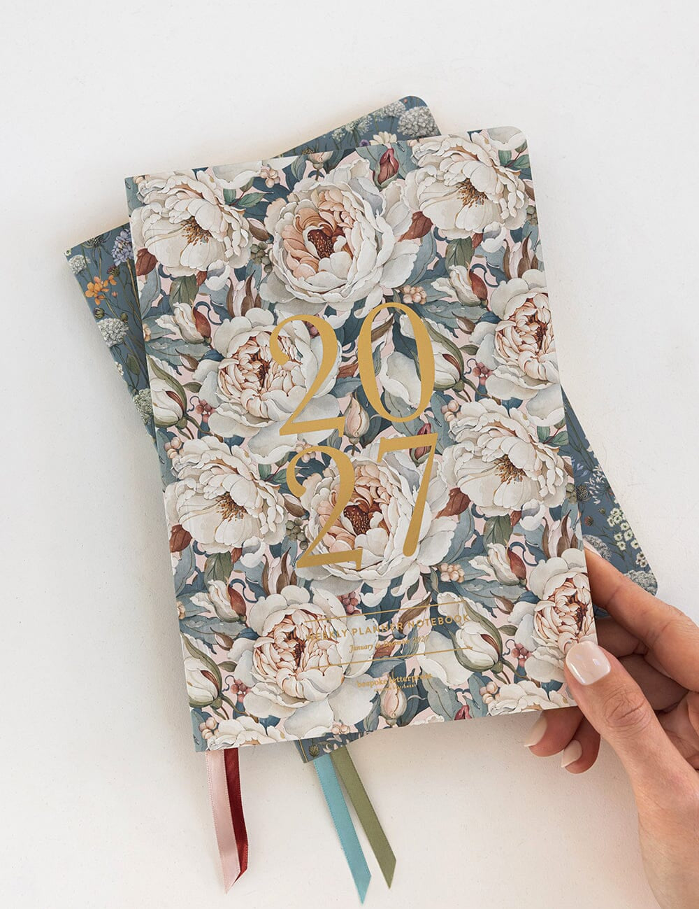 2027 Weekly Planner Notebook - Heritage Roses - Pure Apotheca