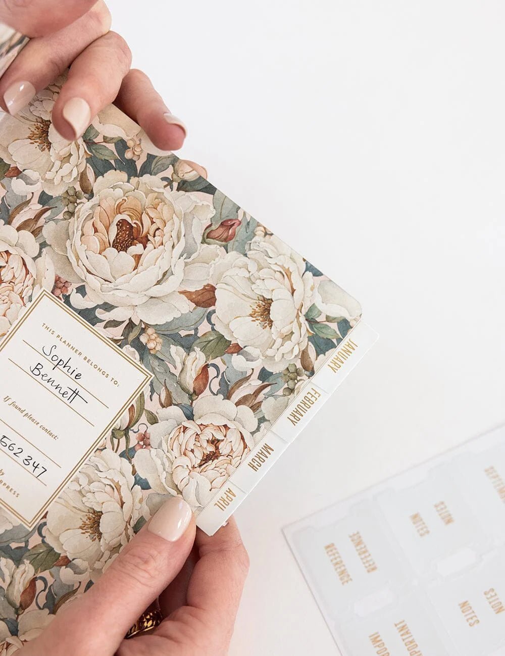 2027 Weekly Planner Notebook - Heritage Roses - Pure Apotheca