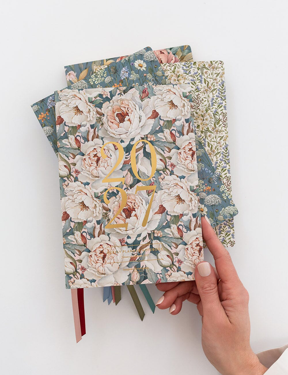 2027 Weekly Planner Notebook - Heritage Roses - Pure Apotheca