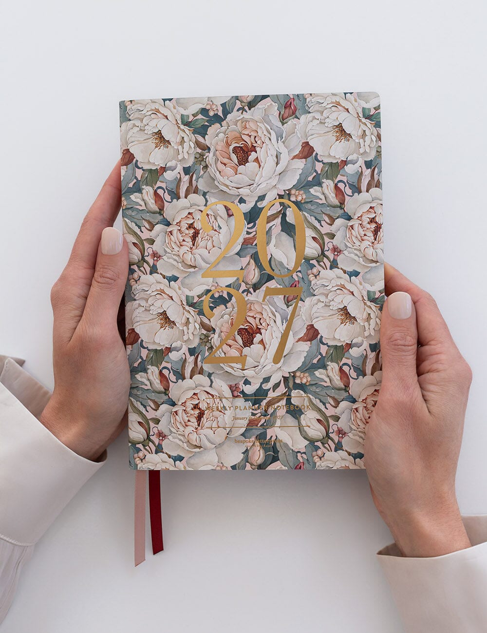 2027 Weekly Planner Notebook - Heritage Roses - Pure Apotheca