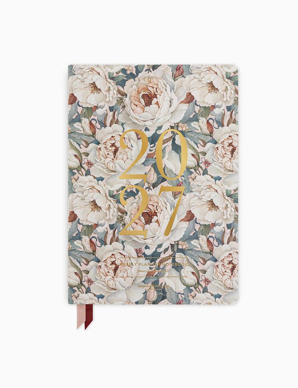 2027 Weekly Planner Notebook - Heritage Roses - Pure Apotheca