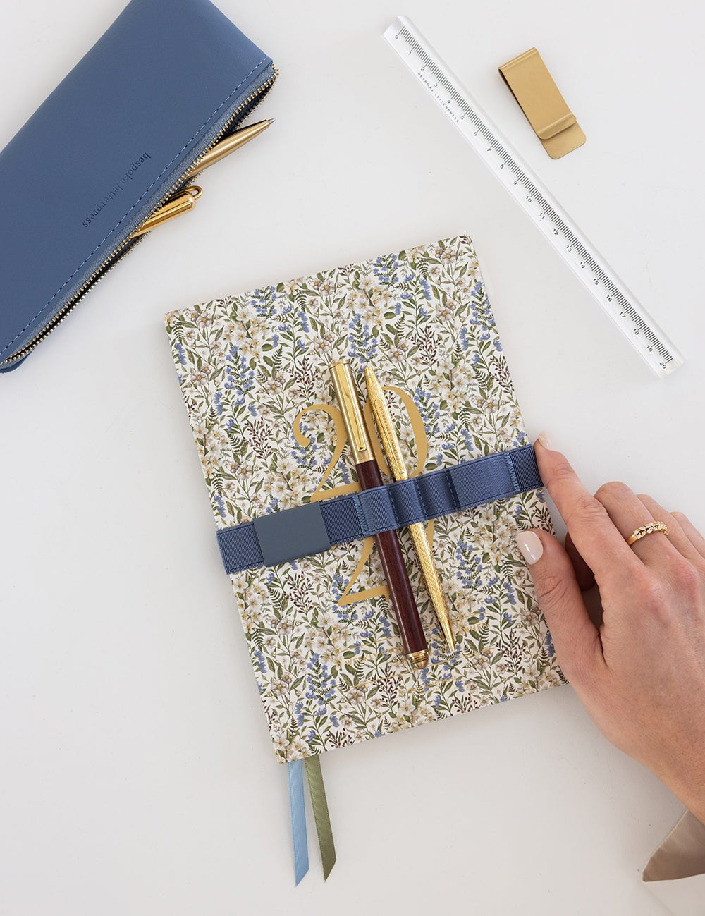 2027 Weekly Productivity Planner - Forget Me Not - Pure Apotheca