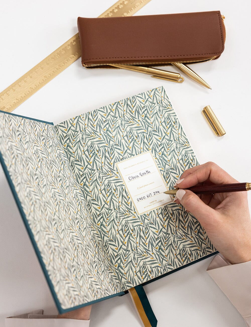 2027 Weekly Student Planner Ashford Teal - Pure Apotheca