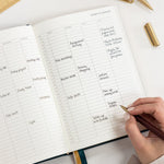 2027 Weekly Student Planner Ashford Teal - Pure Apotheca