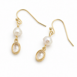 Bridgerton Crystal Pearl Drops