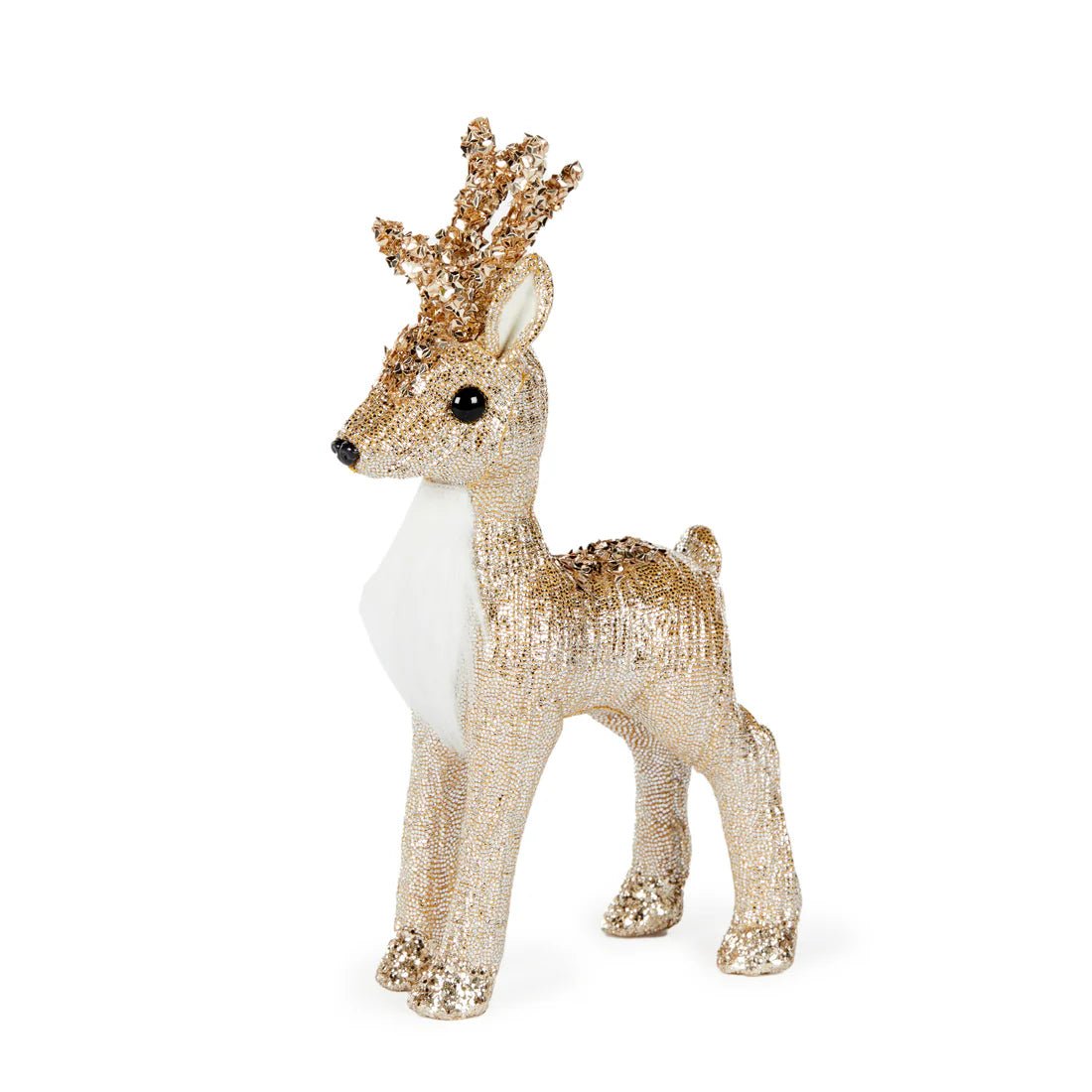 22CM Standing Fabric Reindeer Champagne - Pure Apotheca