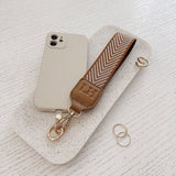 Iris Keyring with Phone Attachment Camel