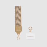 Iris Keyring with Phone Attachment Camel