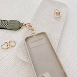 Iris Keyring with Phone Attachment Sage Green