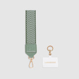 Iris Keyring with Phone Attachment Sage Green