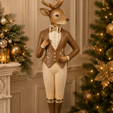 Chocolate Neapolitan Standing Deer Stag 37cm