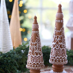 25.5 CM EMBOSSED GINGERBREAD CANDLE - Pure Apotheca