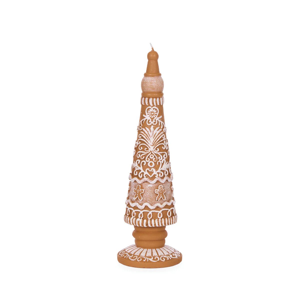 25.5 CM EMBOSSED GINGERBREAD CANDLE - Pure Apotheca