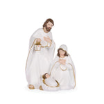 26 CM MINIMAL WHITE AND GOLD NATIVITY - Pure Apotheca