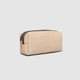 Brianna Makeup Bag with Brushes Natural/Chocolate