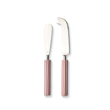 CLYDE STRIPE RUST CHEESE KNIFE SET/2