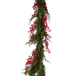 274CM LUXE JUNIPER AND BERRY GARLAND - Pure Apotheca