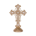 28 CM DELICATE CHAMPAGNE CROSS - Pure Apotheca
