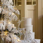 28 CM GLISTENING SITTING REINDEER - Pure Apotheca