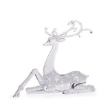 28 CM GLISTENING SITTING REINDEER - Pure Apotheca