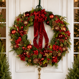 105cm Red & Gold Exquisite Wreath