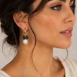 Monnika Blue Lapis Pearl Drops