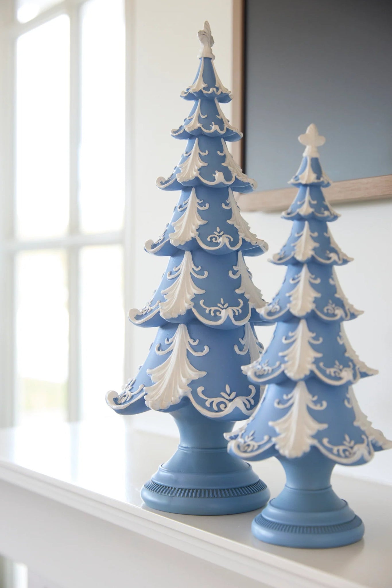 30.5 CM BLUE AND WHITE LAYERED TREE - Pure Apotheca