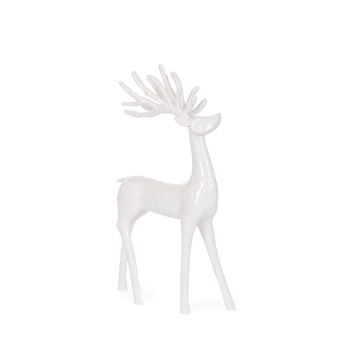 31.5 CM WHITE MINIMAL REINDEER - Pure Apotheca