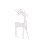 31.5 CM WHITE MINIMAL REINDEER - Pure Apotheca