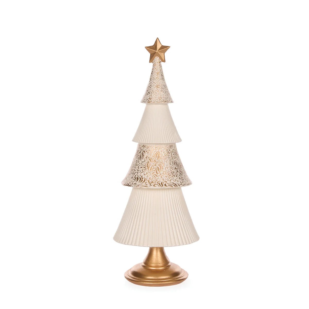 32 CM IVORY AND GOLD LAYERED TREE - Pure Apotheca