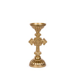 32 CM ORNATE CROSS CANDLESTICK - Pure Apotheca