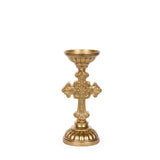 32 CM ORNATE CROSS CANDLESTICK - Pure Apotheca